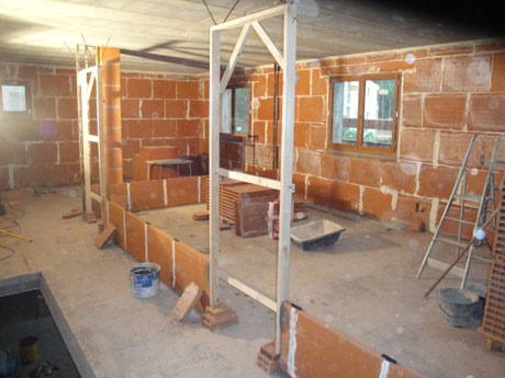 construction intérieur maison